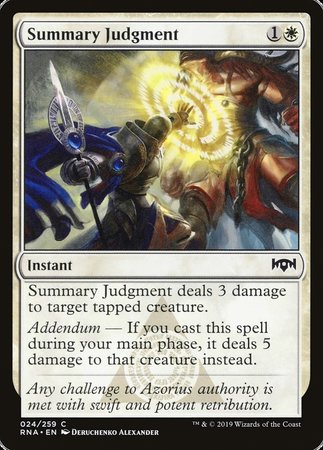 Summary Judgment [Ravnica Allegiance] | Eastridge Sports Cards & Games