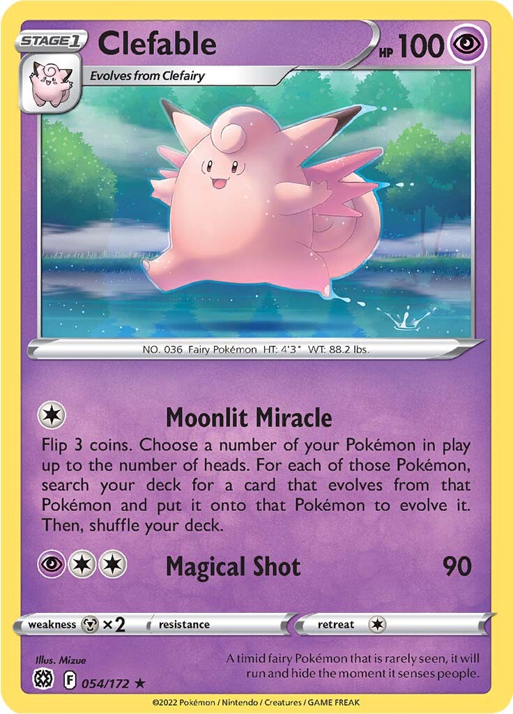 Clefable (054/172) [Sword & Shield: Brilliant Stars] | Eastridge Sports Cards & Games