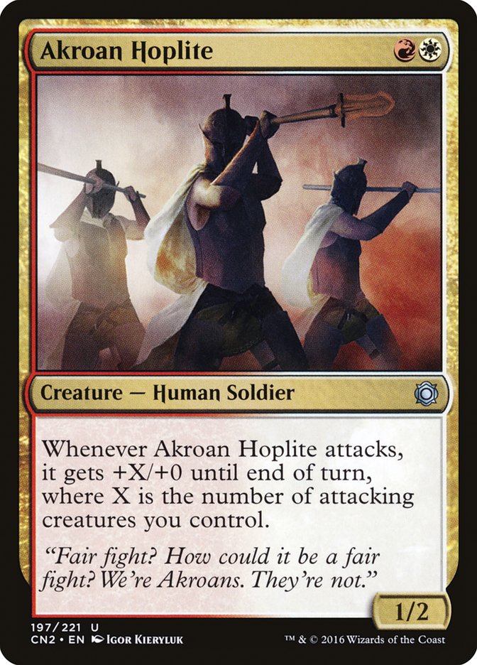 Akroan Hoplite [Conspiracy: Take the Crown] | Eastridge Sports Cards & Games