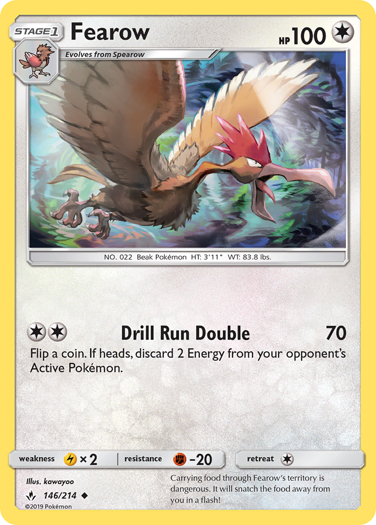 Fearow (146/214) [Sun & Moon: Unbroken Bonds] | Eastridge Sports Cards & Games