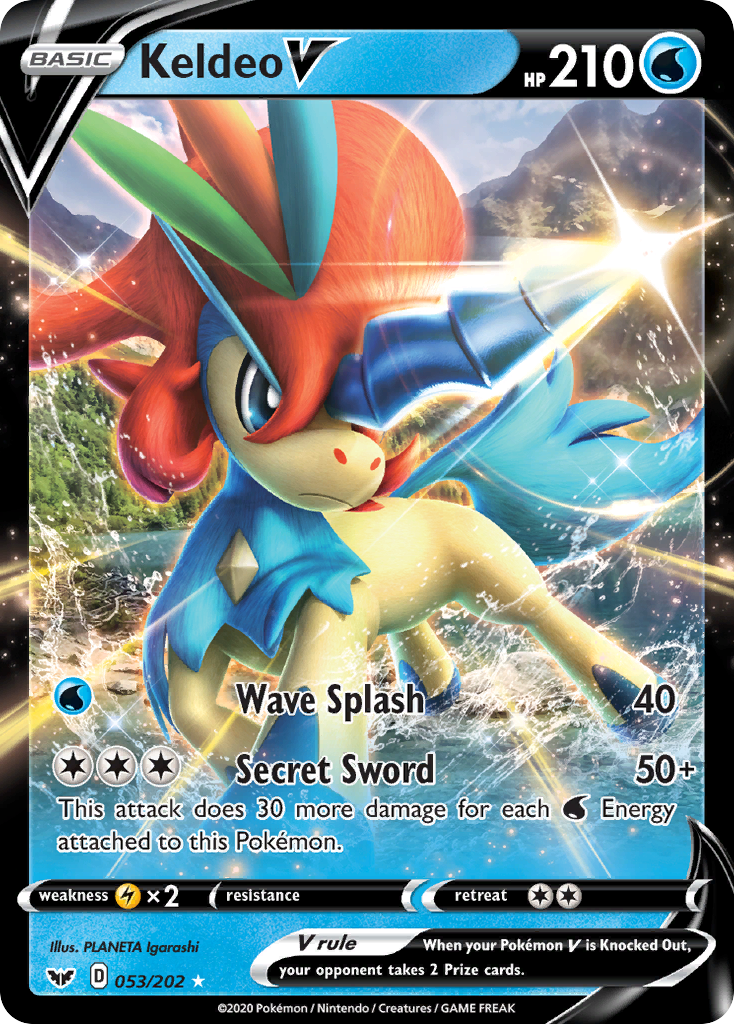 Keldeo V (053/202) [Sword & Shield: Base Set] | Eastridge Sports Cards & Games