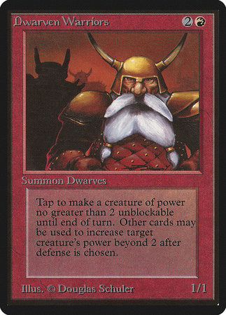 Dwarven Warriors [Limited Edition Beta] | Eastridge Sports Cards & Games