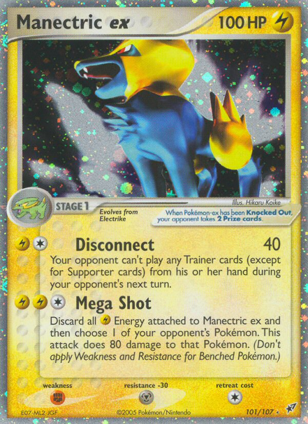 Manectric ex (101/107) [EX: Deoxys] | Eastridge Sports Cards & Games