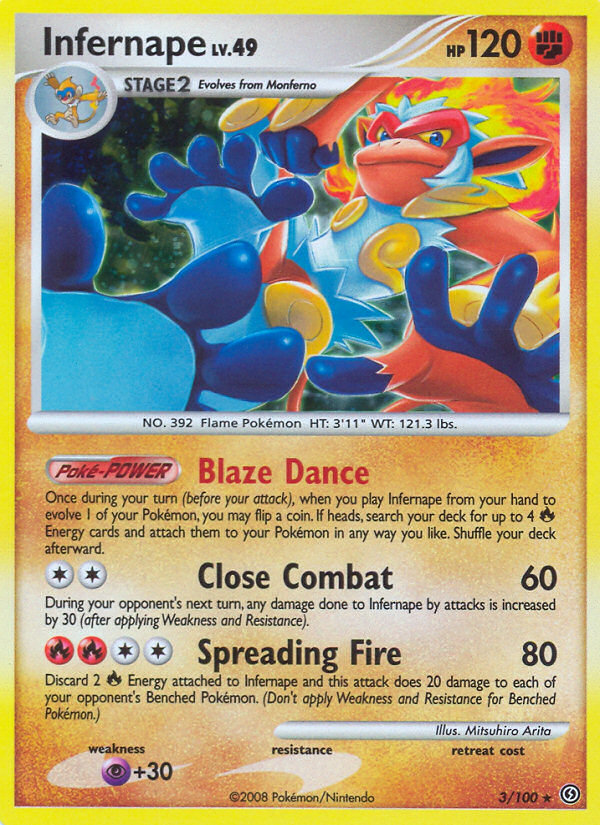 Infernape (3/100) [Diamond & Pearl: Stormfront] | Eastridge Sports Cards & Games