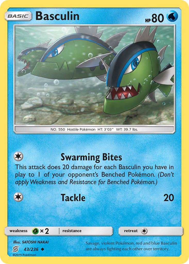 Basculin (43/236) [Sun & Moon: Unified Minds] | Eastridge Sports Cards & Games