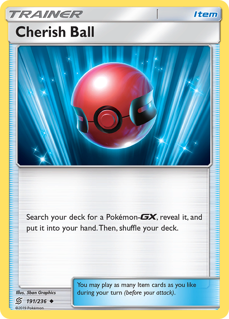 Cherish Ball (191/236) [Sun & Moon: Unified Minds] | Eastridge Sports Cards & Games