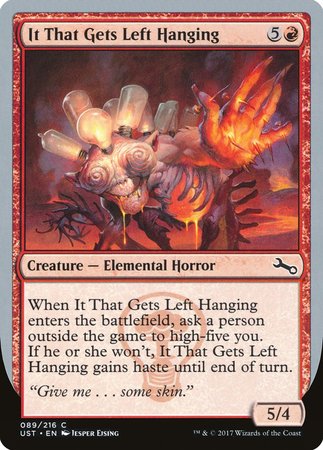 It That Gets Left Hanging [Unstable] | Eastridge Sports Cards & Games