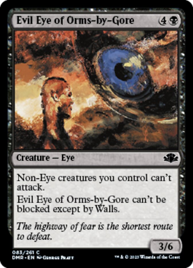 Evil Eye of Orms-by-Gore [Dominaria Remastered] | Eastridge Sports Cards & Games