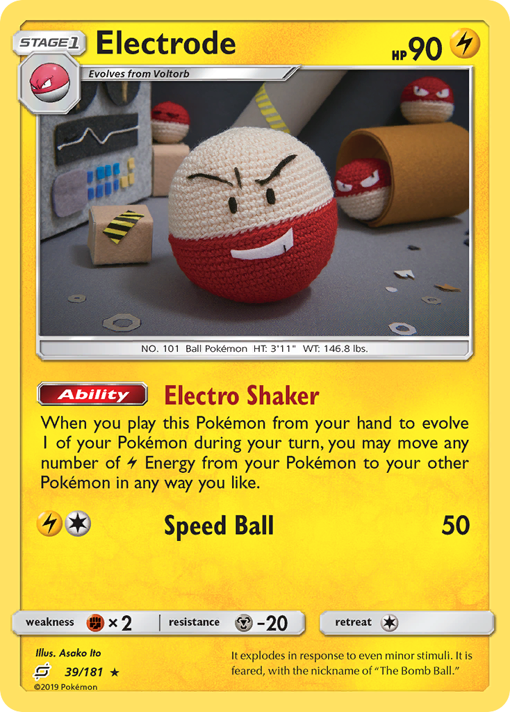 Electrode (39/181) [Sun & Moon: Team Up] | Eastridge Sports Cards & Games