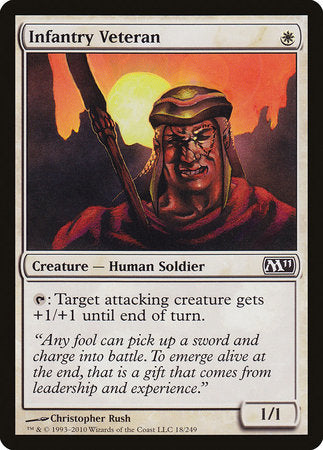 Infantry Veteran [Magic 2011] | Eastridge Sports Cards & Games