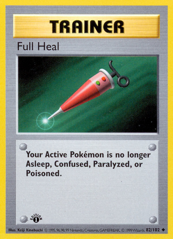 Full Heal (82/102) (Shadowless) [Base Set 1st Edition] | Eastridge Sports Cards & Games