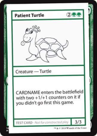 Patient Turtle (2021 Edition) [Mystery Booster Playtest Cards] | Eastridge Sports Cards & Games