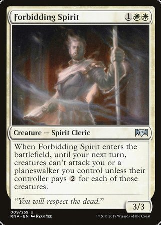 Forbidding Spirit [Ravnica Allegiance] | Eastridge Sports Cards & Games