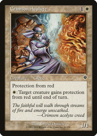 Crimson Acolyte [Invasion] | Eastridge Sports Cards & Games