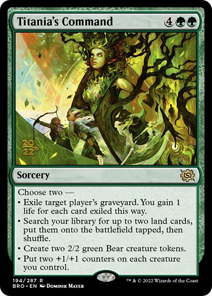 Titania's Command [The Brothers' War: Prerelease Promos] | Eastridge Sports Cards & Games