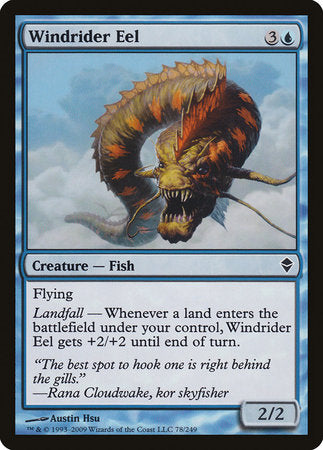 Windrider Eel [Zendikar] | Eastridge Sports Cards & Games