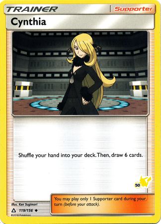 Cynthia (119/156) (Pikachu Stamp #50) [Battle Academy 2020] | Eastridge Sports Cards & Games