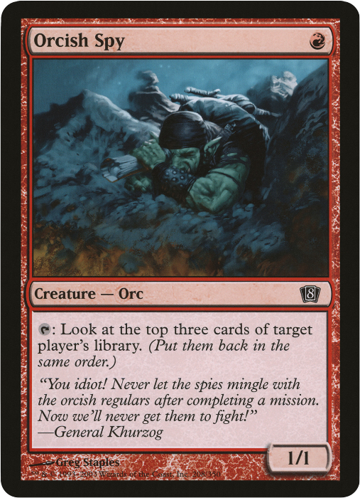 Orcish Spy (Oversized) [Eighth Edition Box Topper] | Eastridge Sports Cards & Games