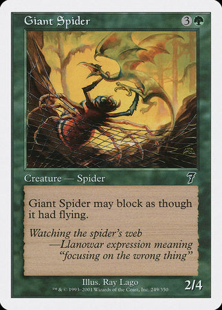 Giant Spider [Seventh Edition] | Eastridge Sports Cards & Games