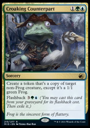 Croaking Counterpart (Promo Pack) [Innistrad: Midnight Hunt Promos] | Eastridge Sports Cards & Games