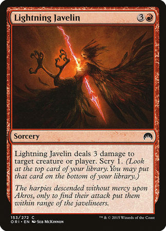 Lightning Javelin [Magic Origins] | Eastridge Sports Cards & Games