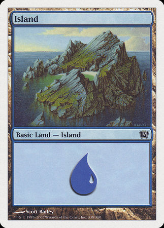 Island (338) [Ninth Edition] | Eastridge Sports Cards & Games