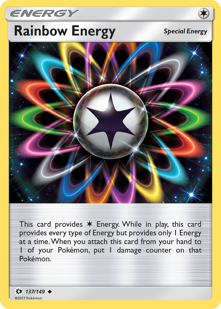 Rainbow Energy (137/149) [Sun & Moon: Base Set] | Eastridge Sports Cards & Games