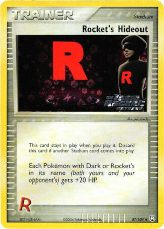 Rocket's Hideout (87/109) (Stamped) [EX: Team Rocket Returns] | Eastridge Sports Cards & Games