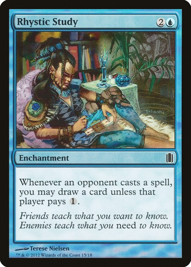 Rhystic Study [Commander's Arsenal] | Eastridge Sports Cards & Games