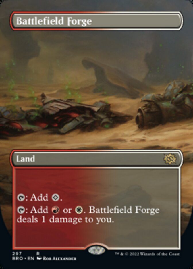 Battlefield Forge (Borderless Alternate Art) [The Brothers' War] | Eastridge Sports Cards & Games