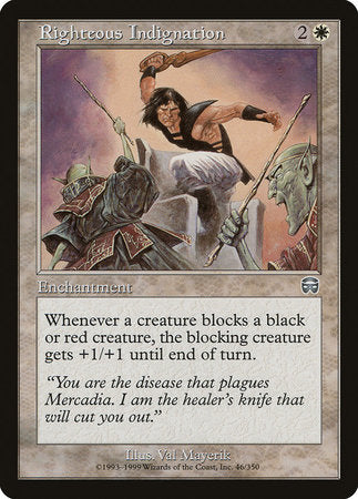Righteous Indignation [Mercadian Masques] | Eastridge Sports Cards & Games