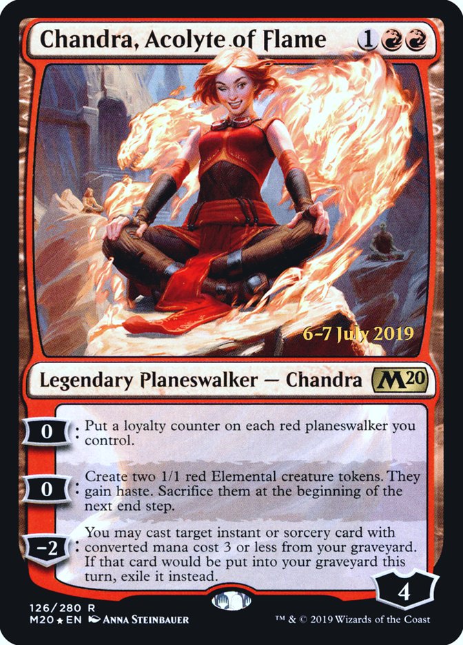 Chandra, Acolyte of Flame  [Core Set 2020 Prerelease Promos] | Eastridge Sports Cards & Games