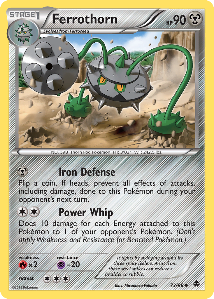 Ferrothorn (73/98) [Black & White: Emerging Powers] | Eastridge Sports Cards & Games