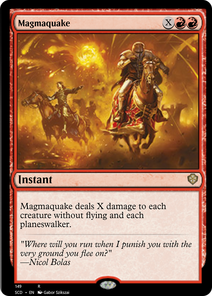 Magmaquake [Starter Commander Decks] | Eastridge Sports Cards & Games