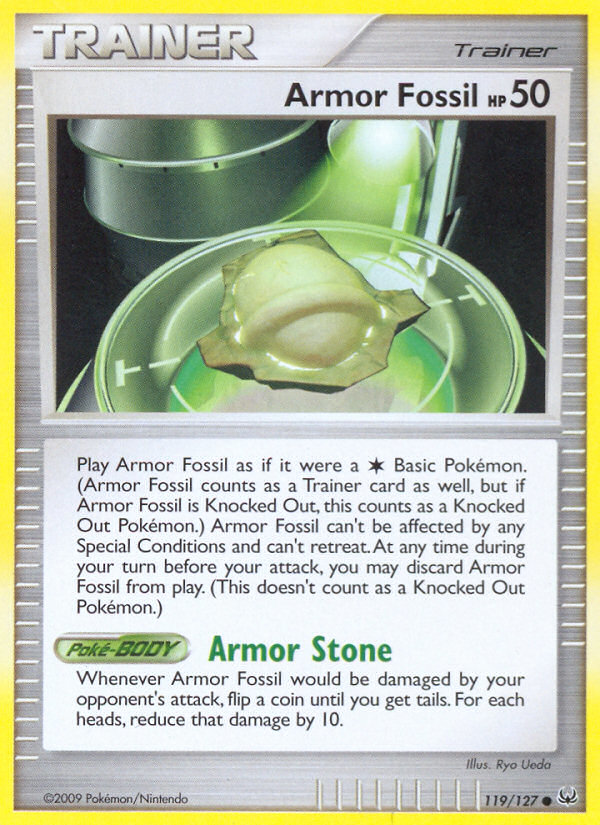 Armor Fossil (119/127) [Platinum: Base Set] | Eastridge Sports Cards & Games