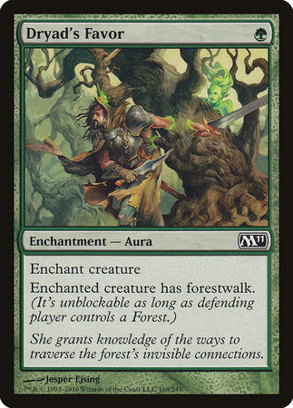 Dryad's Favor [Magic 2011] | Eastridge Sports Cards & Games