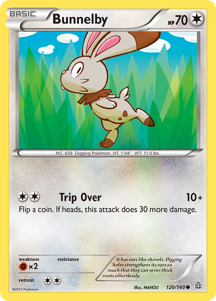 Bunnelby (120/160) [XY: Primal Clash] | Eastridge Sports Cards & Games