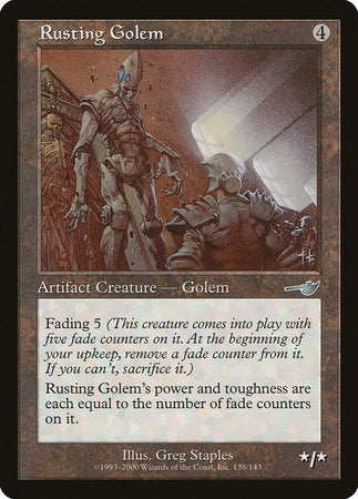 Rusting Golem [Nemesis] | Eastridge Sports Cards & Games