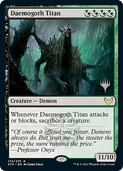 Daemogoth Titan (Promo Pack) [Strixhaven: School of Mages Promos] | Eastridge Sports Cards & Games
