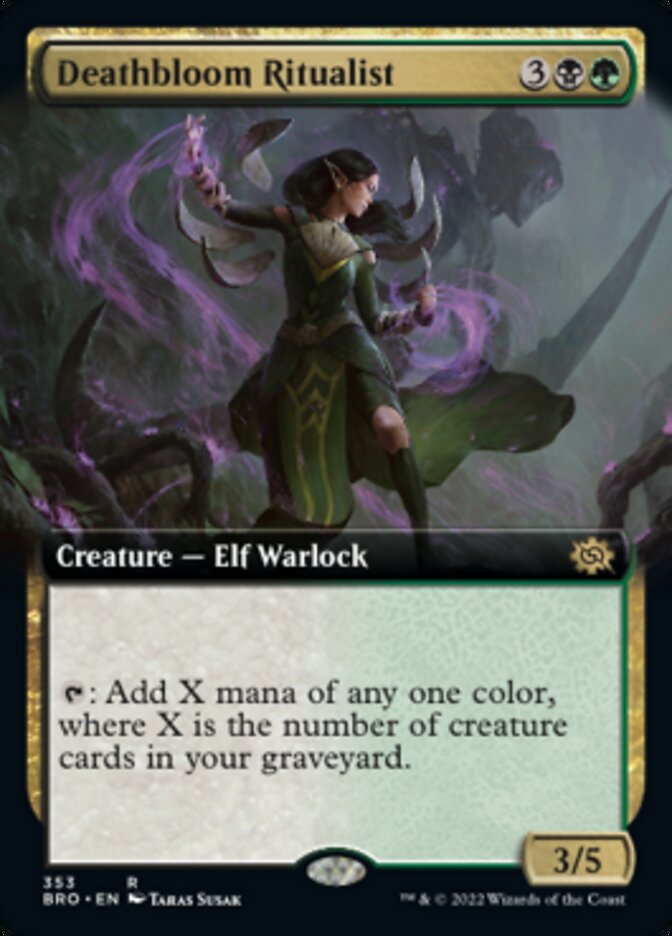 Deathbloom Ritualist (Extended Art) [The Brothers' War] | Eastridge Sports Cards & Games