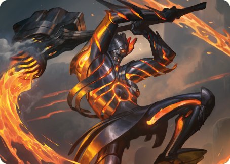 Forgehammer Centurion Art Card [Phyrexia: All Will Be One Art Series] | Eastridge Sports Cards & Games