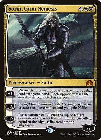 Sorin, Grim Nemesis [Shadows over Innistrad] | Eastridge Sports Cards & Games