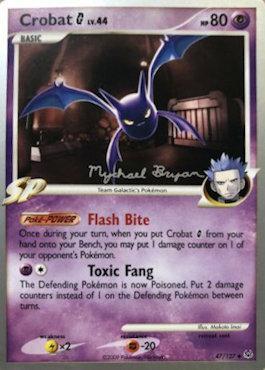 Crobat G LV.44 (47/127) (Happy Luck - Mychael Bryan) [World Championships 2010] | Eastridge Sports Cards & Games