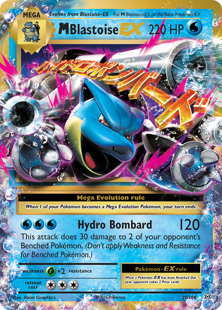 M Blastoise EX (22/108) [XY: Evolutions] | Eastridge Sports Cards & Games