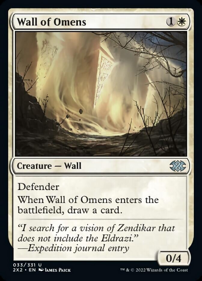 Wall of Omens [Double Masters 2022] | Eastridge Sports Cards & Games