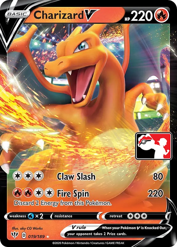 Charizard V (019/189) [Prize Pack Series One] | Eastridge Sports Cards & Games
