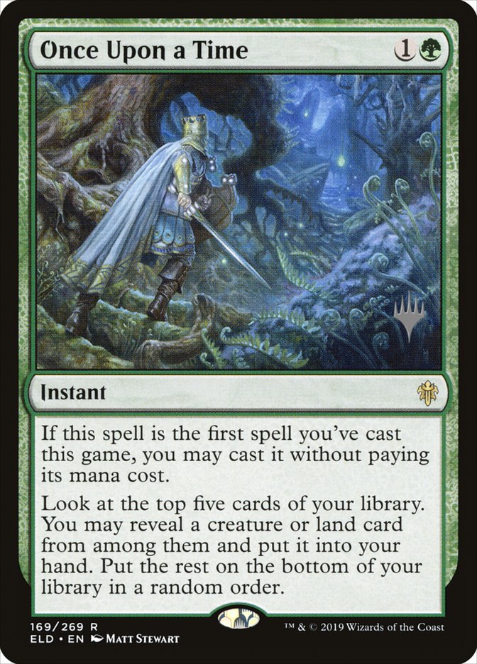 Once Upon a Time (Promo Pack) [Throne of Eldraine Promos] | Eastridge Sports Cards & Games