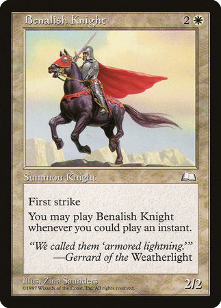 Benalish Knight [Weatherlight] | Eastridge Sports Cards & Games