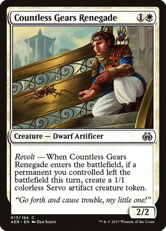 Countless Gears Renegade [Aether Revolt] | Eastridge Sports Cards & Games