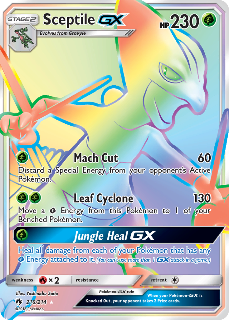 Sceptile GX (216/214) [Sun & Moon: Lost Thunder] | Eastridge Sports Cards & Games